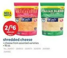 Lidl Shredded cheese offer