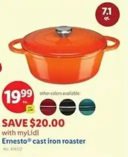 Lidl Ernesto cast iron roaster offer