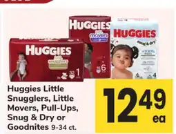 ACME Huggies Little Snugglers, Little Movers, Pull-Ups, Snug & Dry or Goodnites offer