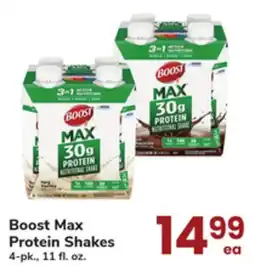 ACME Boost Max Protein Shakes offer