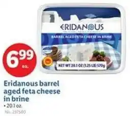 Lidl Eridanous barrel aged feta cheese in brine offer