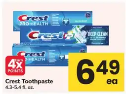 ACME Crest Toothpaste offer