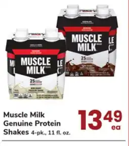 ACME Muscle Milk Genuine Protein Shakes offer
