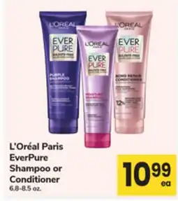 ACME L' Oréal Paris EverPure Shampoo or Conditioner offer