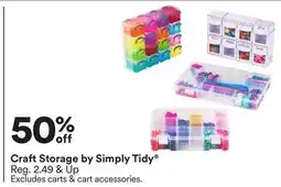 Michaels Craft Storage by Simply Tidy offer