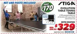 Big 5 Stiga Evolution Table Tennis offer