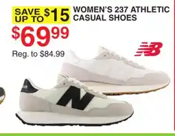 Dunham's Sports NEW BALANCE WOMEN'S 237 ATHLETIC CASUAL SHOES offer