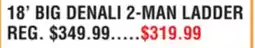 Dunham's Sports 18' BIG DENALI 2-MAN LADDER offer