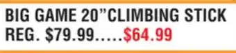 Dunham's Sports BIG GAME 20 CLIMBING STICK offer