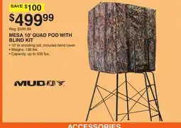 Dunham's Sports MESA 10' QUAD POD WITH BLIND KIT offer