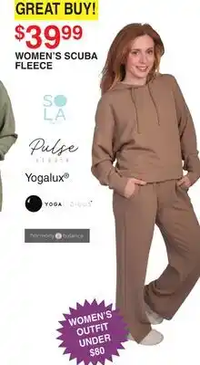 Dunham's Sports WOMEN'S SCUBA FLEECE YOGALUX offer
