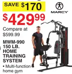 Dunham's Sports MWM-990 150 LB. HOME TRAINING SYSTEM offer