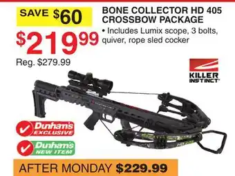 Dunham's Sports BONE COLLECTOR HD 405 CROSSBOW PACKAGE offer