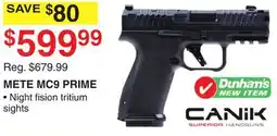 Dunham's Sports METE MC9 PRIME offer