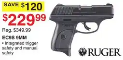 Dunham's Sports RUGER EC9S offer