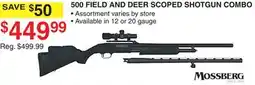 Dunham's Sports 500 FIELD AND DEER SCOPED SHOTGUN COMBO offer