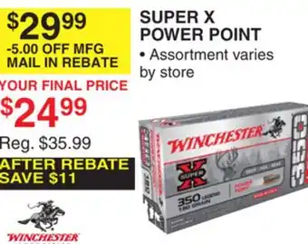 Dunham's Sports WINCHESTER SUPER X POWER POINT offer