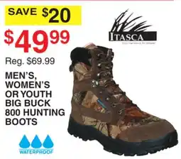 Dunham's Sports MEN'S, WOMEN'S OR YOUTH BIG BUCK 800 HUNTING BOOTS offer