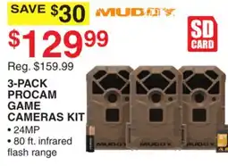 Dunham's Sports 3-PACK PROCAM GAME CAMERAS KIT offer