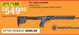 Dunham's Sports FPC 9MM CARBINE offer