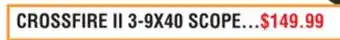 Dunham's Sports CROSSFIRE II 3-9X40 SCOPE offer