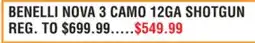 Dunham's Sports BENELLI NOVA 3 CAMO 12GA SHOTGUN offer