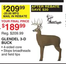 Dunham's Sports GLENDEL 3-D BUCK offer