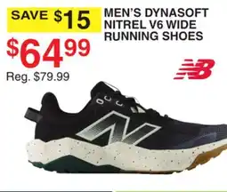 Dunham's Sports MEN'S DYNASOFT NITREL V6 WIDE RUNNING SHOES offer