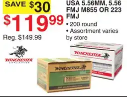 Dunham's Sports USA 5.56MM, 5.56 FMJ M855 OR 223 FMJ offer