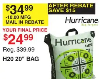 Dunham's Sports HURRICANE H20 20 BAG offer