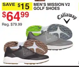 Dunham's Sports CALLAWAY MEN'S MISSION V2 GOLF SHOES offer