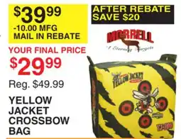 Dunham's Sports YELLOW JACKET CROSSBOW BAG offer