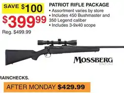 Dunham's Sports PATRIOT RIFLE PACKAGE offer