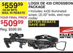 Dunham's Sports LOGIX DE 435 CROSSBOW PACKAGE offer