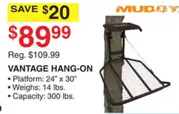 Dunham's Sports VANTAGE HANG-ON offer
