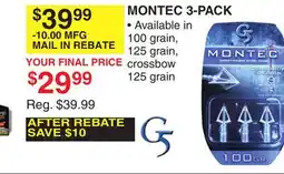Dunham's Sports G5 MONTEC 3-PACK offer