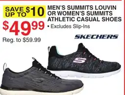 Dunham's Sports MEN LOUVIN OR WOMEN'S SUMMITS ATHLETIC CASUAL SHOES offer