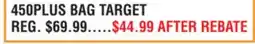 Dunham's Sports 450PLUS BAG TARGET offer