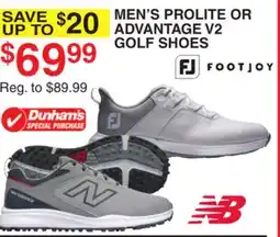 Dunham's Sports MEN'S PROLITE OR ADVANTAGE V2 GOLF SHOES offer