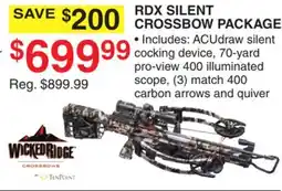 Dunham's Sports RDX SILENT CROSSBOW PACKAGE offer