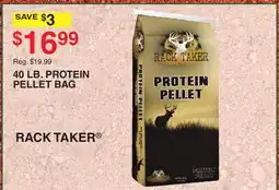 Dunham's Sports RACK TAKER 40 LB. PROTEIN PELLET BAG offer