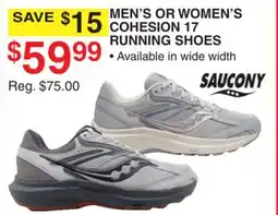 Dunham's Sports MEN'S OR WOMEN'S COHESION 17 RUNNING SHOES offer