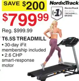 Dunham's Sports T6.5S TREADMILL offer