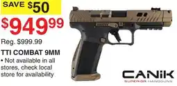 Dunham's Sports TTI COMBAT 9MM offer
