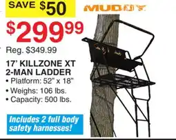 Dunham's Sports 17' KILLZONE XT 2-MAN LADDER offer