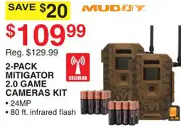 Dunham's Sports 2-PACK MITIGATOR 2.0 GAME CAMERAS KIT offer