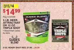 Dunham's Sports GUIDES BLEND 5 LB. DEER ATTRACTANT OR 12 OZ. TRIPLE SHOT offer