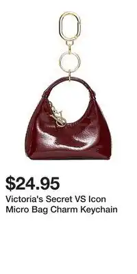 Victoria's Secret Victoria's Secret VS Icon Micro Bag Charm Keychain offer