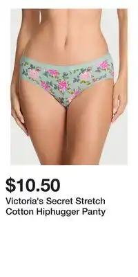 Victoria's Secret Victoria's Secret Stretch Cotton Hiphugger Panty offer