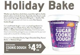 New Seasons Market New Seasons Cookie Dough offer